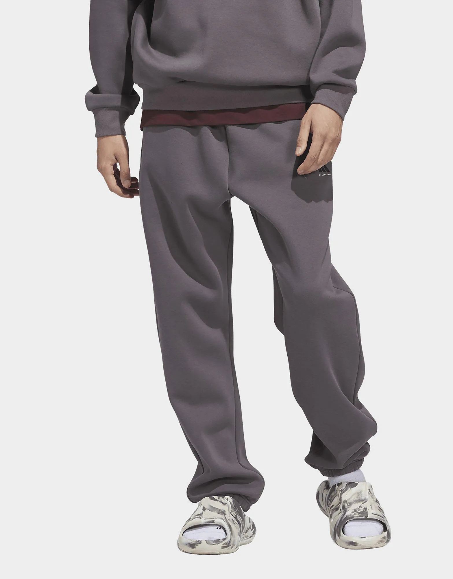 adidas adidas Basketball Fleece Joggingbroek (Uniseks)