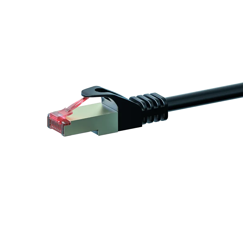 CAT6 S/FTP (PIMF) patchkabel 10m zwart