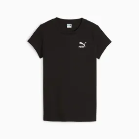 Classics geribbeld slim-fit T-shirt voor dames