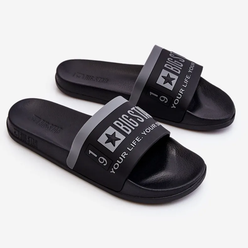 Dames Lichte Pantoffels Big Star LL274732 Zwart