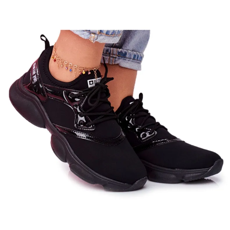 Dames Sportschoenen Sneakers Big Star Zwart FF274932