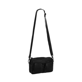 Daniel Ray Leather Crossbody Schoudertas Palm Bay Zwart