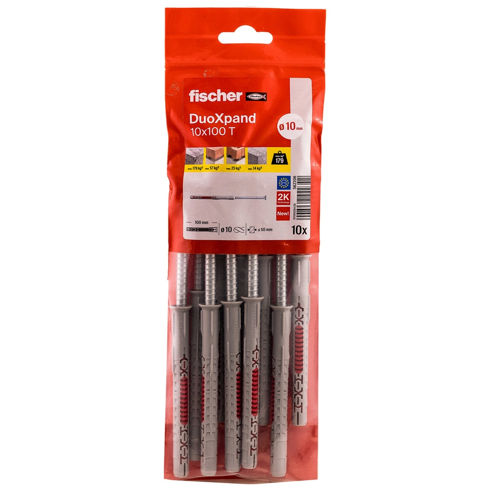 fischer Constructieplug DuoXpand 10x100mm T 10st