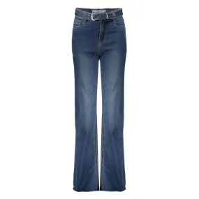   Geisha Girls Jeans Jogg Wide Leg With Belt 31506K Blauw KL