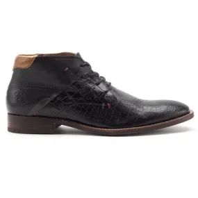 Geklede Schoen Rehab Adriano Croco Nero