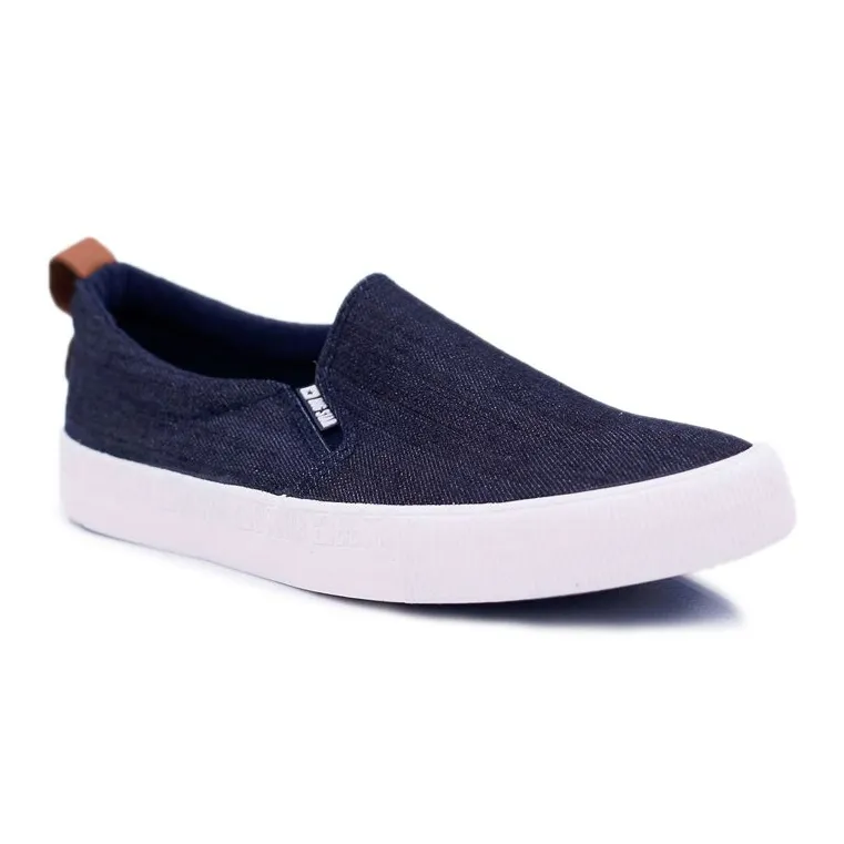 Herensneakers Big Star Jeans Marineblauw DD174161