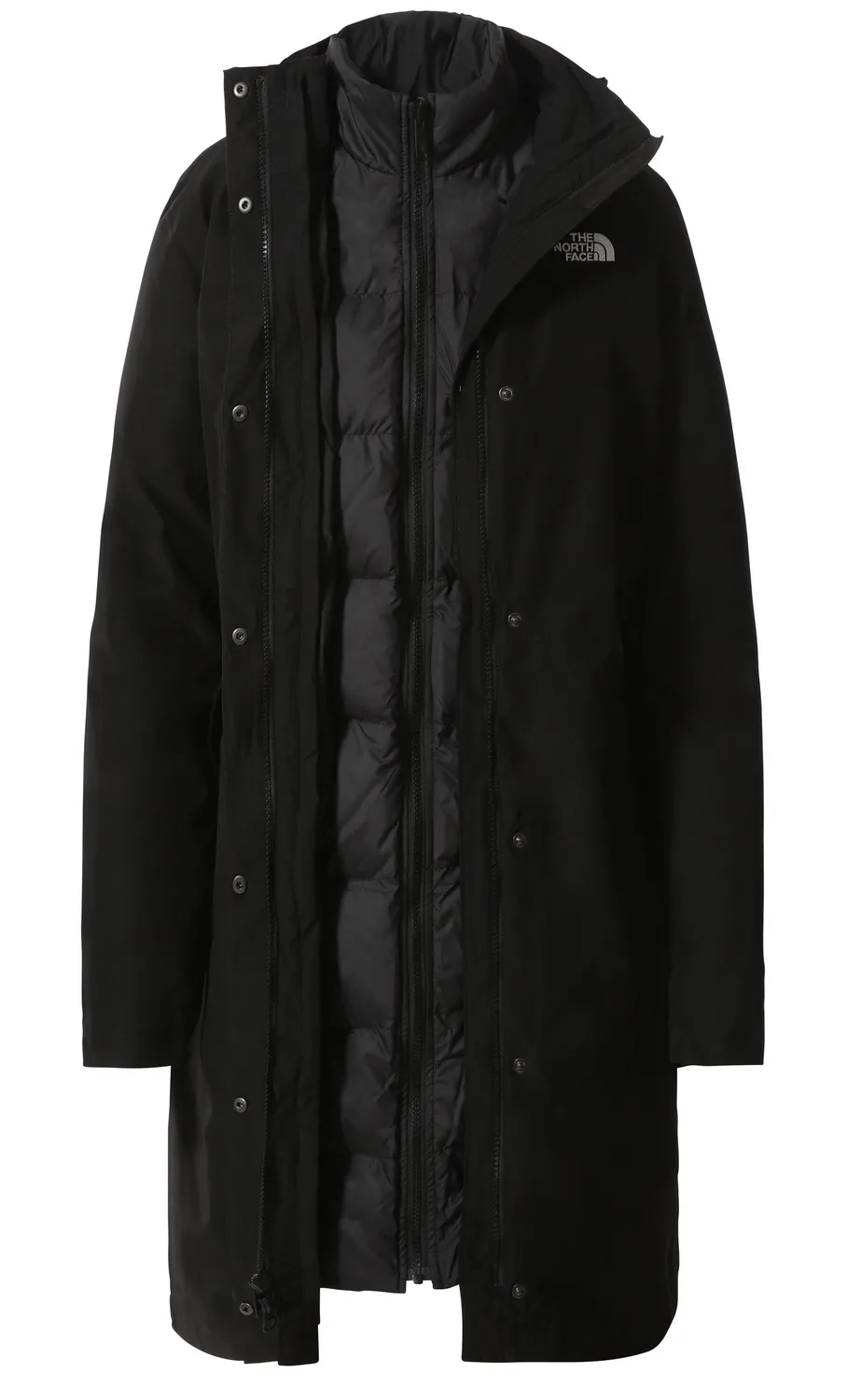 Jas The North Face Women Recycled Suzanne Triclimate Black TNF Black