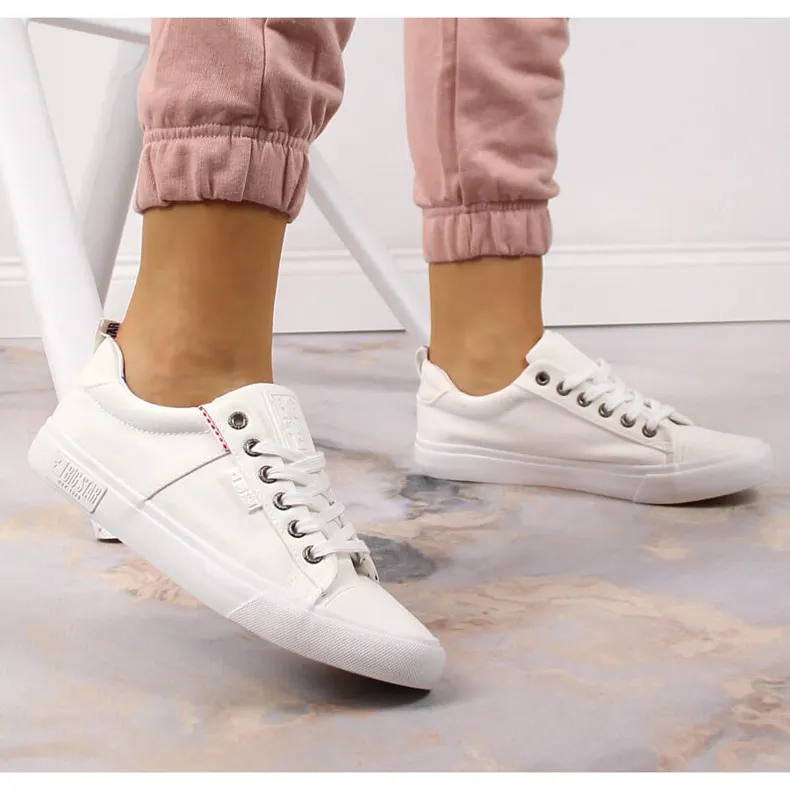 Lage sneakers wit Big Star KK274003
