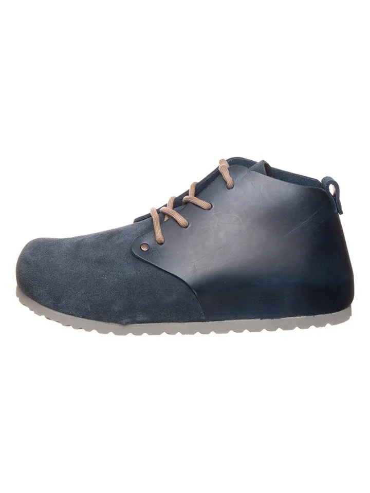Leren veterschoenen "Dundee" blauw