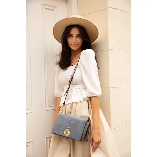 LUELLA GREY Isla molten turn lock day to evening bag