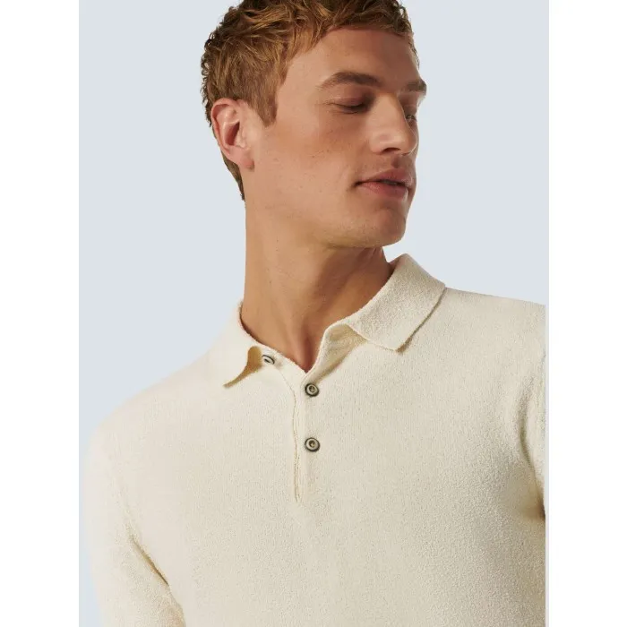 No Excess Poloshirt Ecru