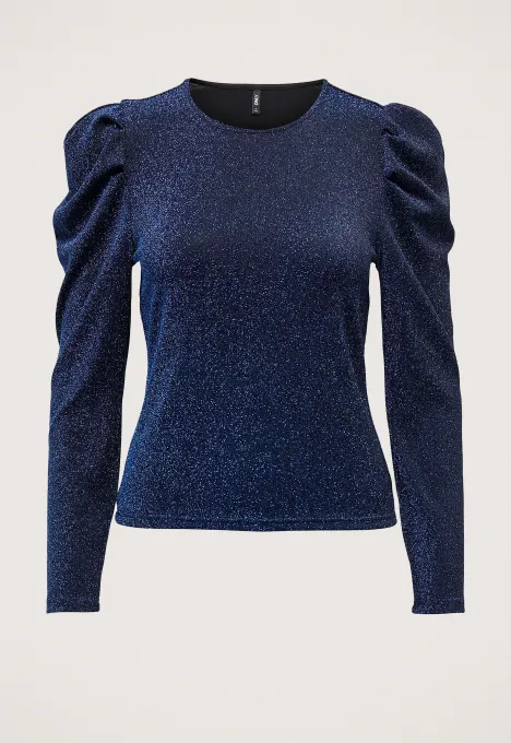 Only  Rich Glitter Puff Top 15278055
