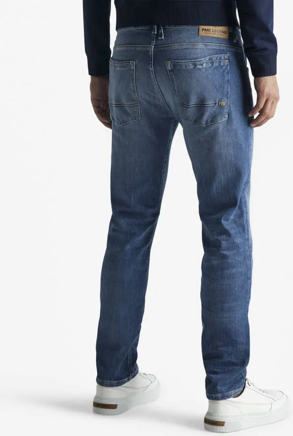 PME Legend Denim jeans met relaxte pasvorm Commander 3.0 Fresh Blauw Heren