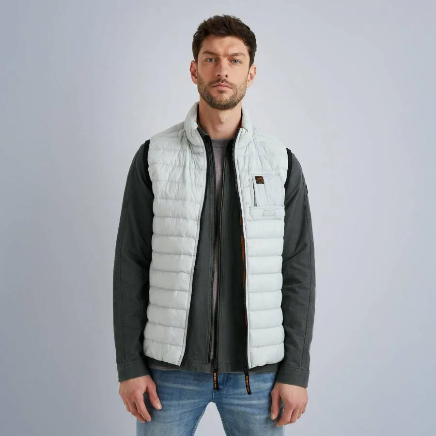 PME Legend Grijze Bodywarmer Miles Warmer Densylon