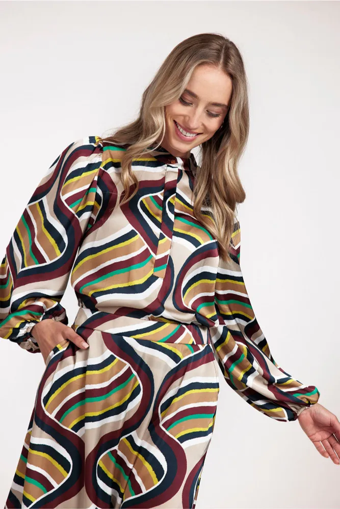   Studio Anneloes Tully Retro Big Blouse Multi KL
