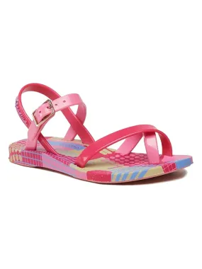 Teensandalen roze/meerkleurig