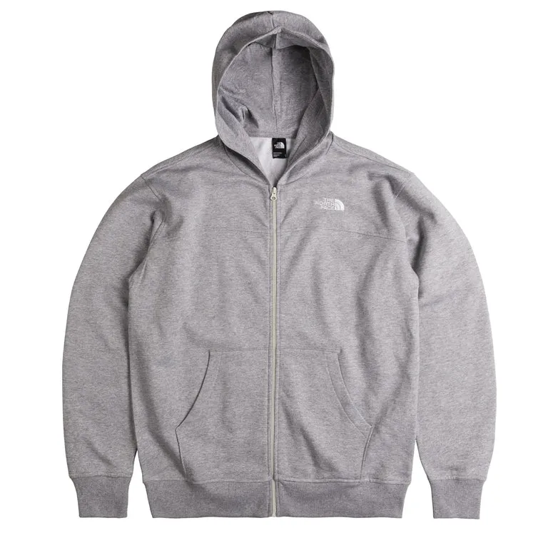 The North Face Essential Full Zip Hoodie TNF Light Grey Heather