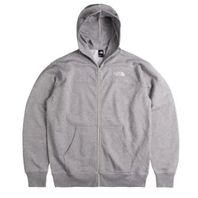 The North Face Essential Full Zip Hoodie TNF Light Grey Heather