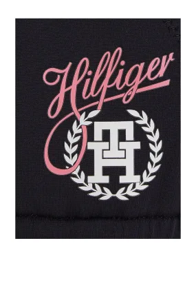 Tommy Hilfiger triangel bikini zwart Meisjes Gerecycled polyamide Printopdruk 140 152