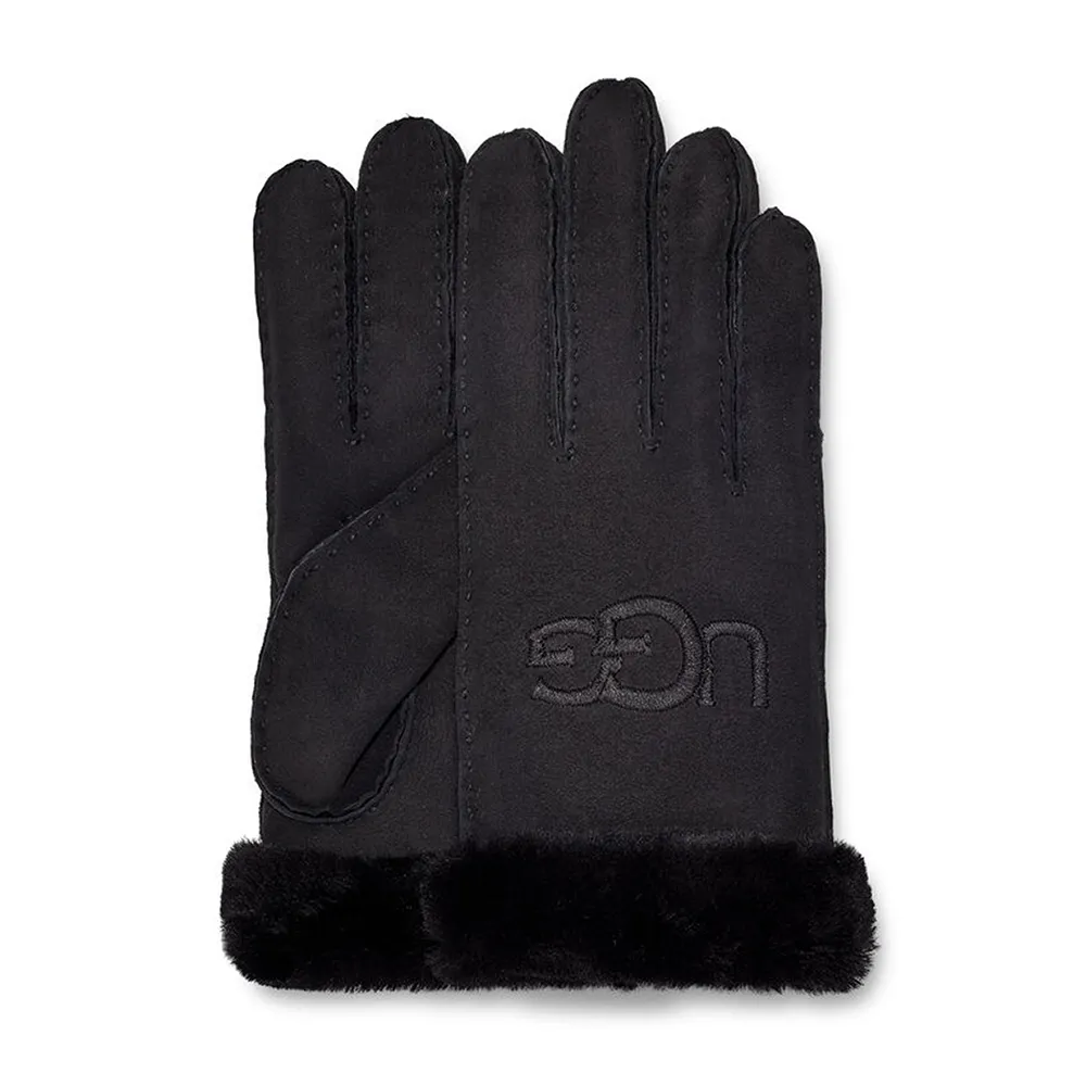   UGG Shearling Ugg Embroider Glove Zwart
