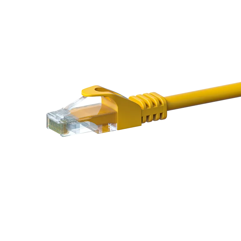 UTP CAT5E PATCHKABEL 7,5M GEEL  100% KOPER