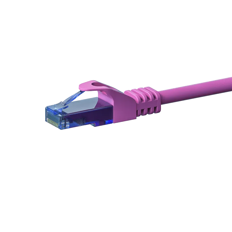 UTP CAT6A PATCHKABEL 30M ROZE  100% KOPER