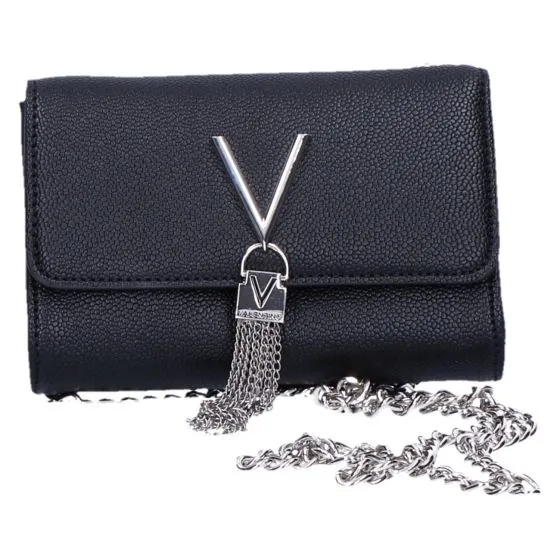 Valentino Divina Clutch nero leer 17x11.5x4