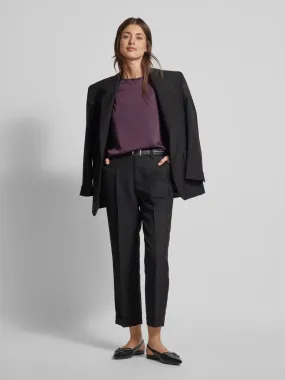 Vila Blouseshirt in satijnlook, model 'ELLETTE' in violet