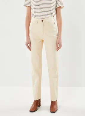     Vila Vikelly Jaf Hw Straight Jeans-Noos - Beige   